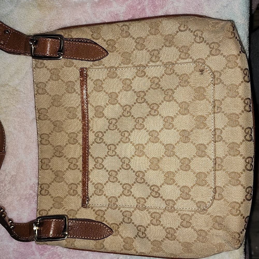 Gucci Monogram Messenger Bag